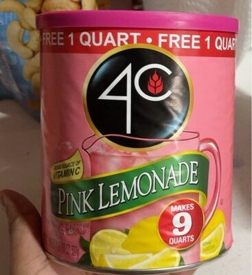 Pink Lemonade Drink Mix, Pink Lemonade