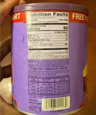 Wild Berry Pomegranate Drink Mix, Wild Berry; Pomegranate