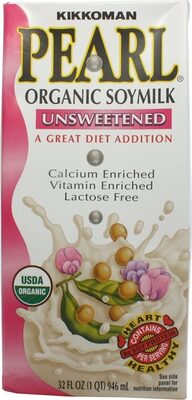 Unsweetened Organic Soymilk, Unsweetened