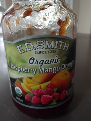 Organic Spread, Raspberry Mango Orange