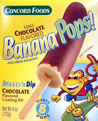 Chocolate Flavored Banana Pops!, Chocolate