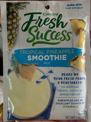 Concord Foods, Smoothie, Tropical Pineapple