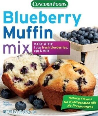 Blueberry Muffin Mix, Blueberry