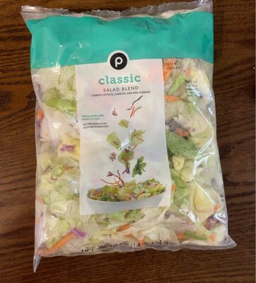 Classic Salad Blend Iceberg Lettuce, Carrots, And Red Cabbage, Classic