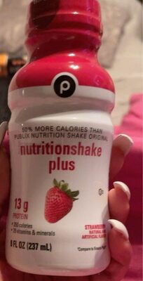 Strawberry Nutritionshake Plus, Strawberry
