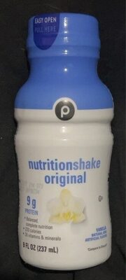 Protein 9 G, Calories 220, Vitamins & Minerals 26 Original Nutrition Shake, Vanilla, Vanilla