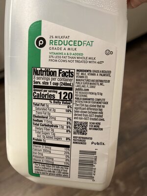 Reducedfat Grade A Milk