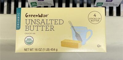 Unsalted Butter, Unsalted
