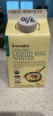 Cage-Free Liquid Egg Whites