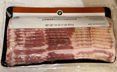 Thick Sliced Lower Sodium Bacon