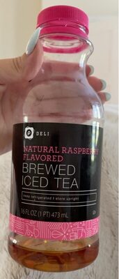 Natural Raspberry Flavored Brewed Iced Tea, Natural Raspberry