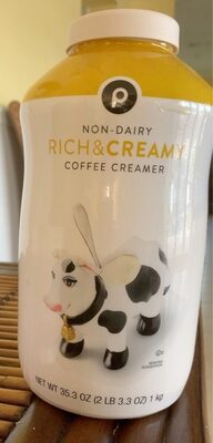 Rich & Creamy Non-Dairy Coffee Creamer, Rich & Creamy