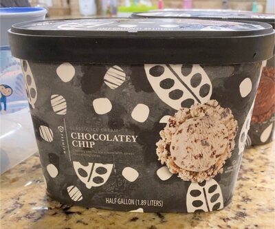 Creamy Vanilla Ice Cream With Sweet Chocolatey Chips, Chocolatey Chip