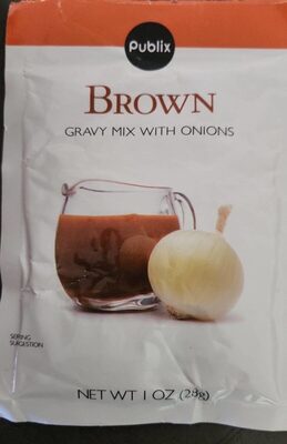 Brown Gravy Mix With Onions, Onions