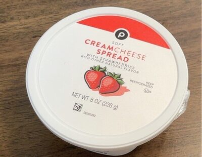 Soft Creamcheese Spread With Strawberries, Strawberries