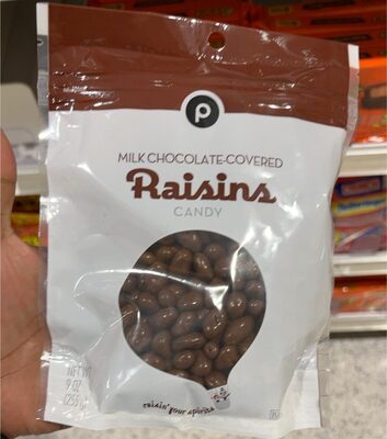 Milk Chocolate-Covered Raisins Candy