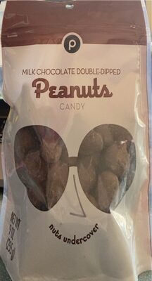 Milk Chocolate Double-Dipped Peanuts Candy, Peanuts