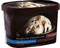 Chocolate Chip Cookie Dough Ice Cream With Pieces Of Soft Cookie Dough And Chocolate Chips Classic Ice Cream, Chocolate Chip Cookie Dough