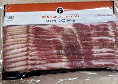 Hickory Smoked Center Cut Bacon, Hickory Smoked