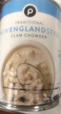 Traditional New England Style Clam Chowder, New England Style