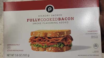 Hickory Smoked Fully Cooked Bacon, Hickory Smoked