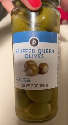 Blue Cheese And Garlic-Flavored Stuffed Queen Olives, Blue Cheese And Garlic
