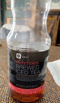 Sweetened Brewed Iced Tea, Sweetened