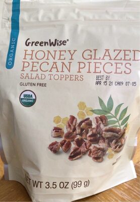 Honey Glazed Pecan Pieces Salad Toppers, Honey Glazed Pecan Pieces