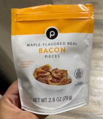 Maple-Flavored Fully Cooked Real Bacon Pieces, Maple