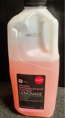 Watermelon Rose Flavored Lemonade, Watermelon Rose