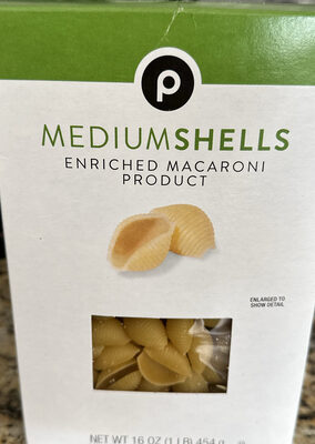 Enriched Macaroni Product, Medium Shells