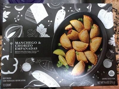 Spanish-Style Manchego Cheese And Chorizo In A Savory Pastry Dough, Manchego & Chorizo Empanadas