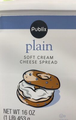 Plain Soft Cream Cheese Spread, Plain