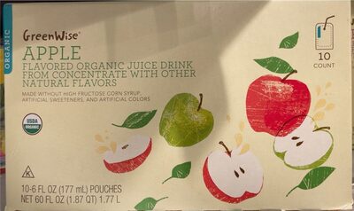 Apple Flavored Organic Juice Drink, Apple