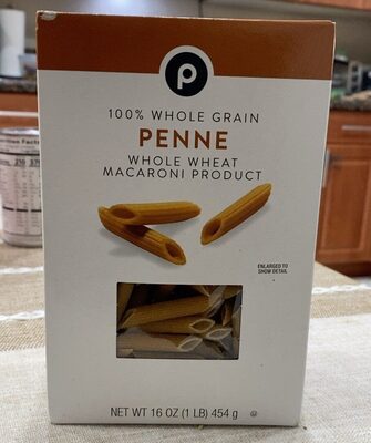 Whole Wheat Macaroni Product, Penne