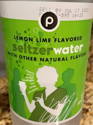Lemon Lime Flavored Seltzer Water, Lemon Lime