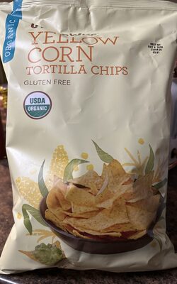 Organic Yellow Corn Tortilla Chips, Yellow Corn
