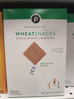 Baked Wheat Crackers Sncaks, Baked Wheat