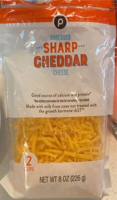 Sharp Cheddar Shredded Cheese, Sharp Cheddar