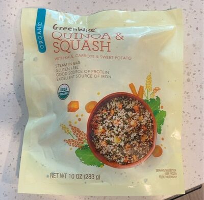 Organic Quinoa & Squash With Kale, Carrots & Sweet Potato, Quinoa & Squash