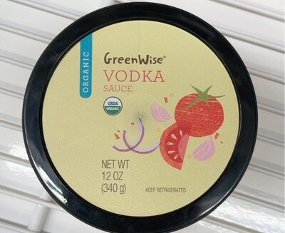 Vodka Organic Sauce, Vodka