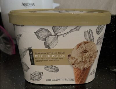 Butter Pecan Homemade Style Ice Cream, Butter Pecan