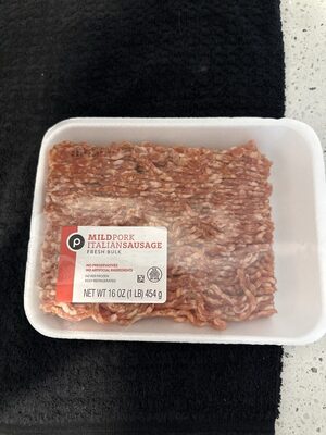Mild Italian Fresh Sausage Bulk, Mild Italian