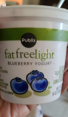 Light Blended Blueberry Lowfat Yogurt, Light Blended Blueberry