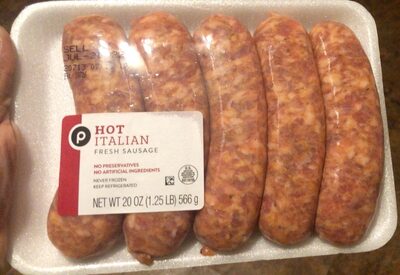 Hot Italian Fresh Sausage, Hot