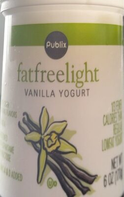 Light Vanilla Flavored Blended Lowfat Yogurt, Light Vanilla