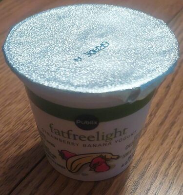 Light Blended Strawberry Banana Low Fat Yogurt, Light Blended Strawberry Banana