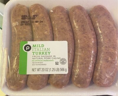 Mild Italian Turkey Sausage, Mild Italian Turkey