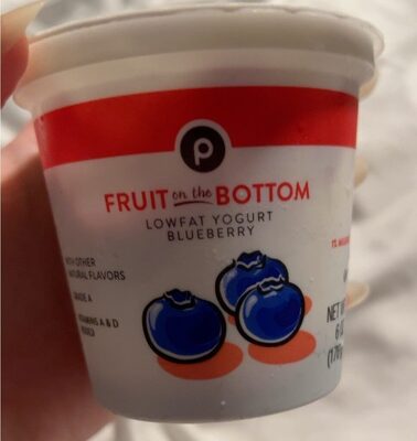 Blueberry Fruit On The Bottom Lowfat Yogurt, Blueberry