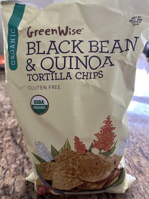Gluten Free Black Bean & Quinoa Tortilla Chips, Black Bean & Quinoa